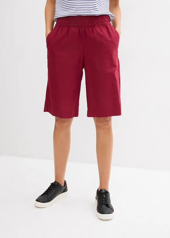 Bermuda aus Leinen-Viskose Mischung, bonprix