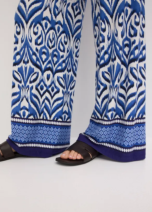bedruckte Jersey-Hose aus softem Viskose-Mix, bonprix