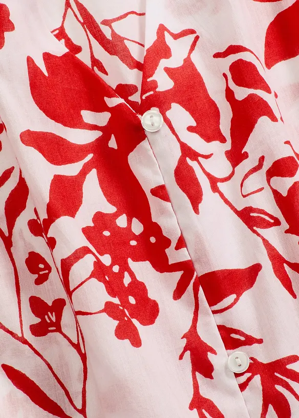 bedruckte Bluse aus reiner Baumwolle, bonprix
