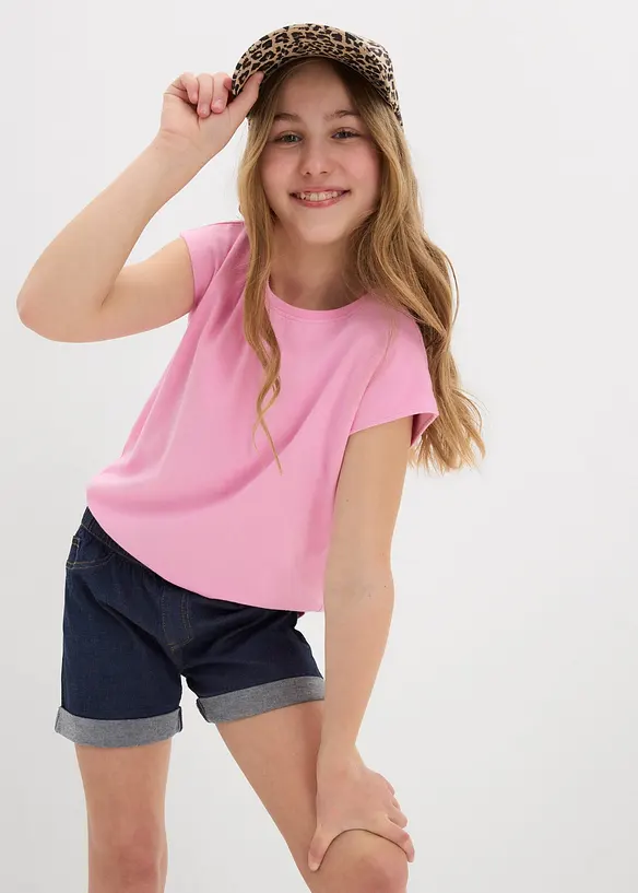 Short en jean, taille mi-haute, bonprix