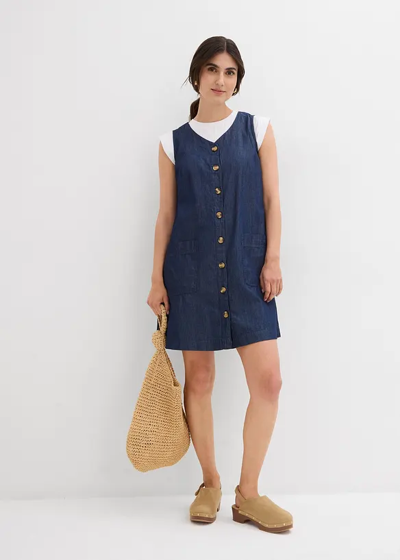 Jeanskleid aus Bio-Baumwolle, bonprix