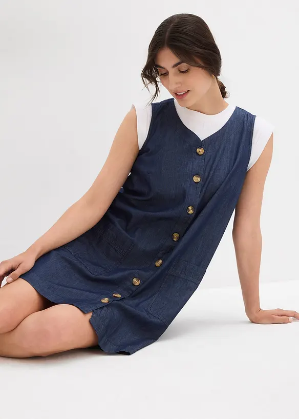 Jeanskleid aus Bio-Baumwolle, bonprix