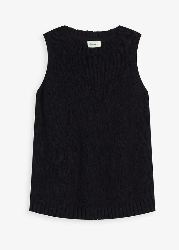 Stricktop aus Baumwolle mit Noppenstruktur, bonprix