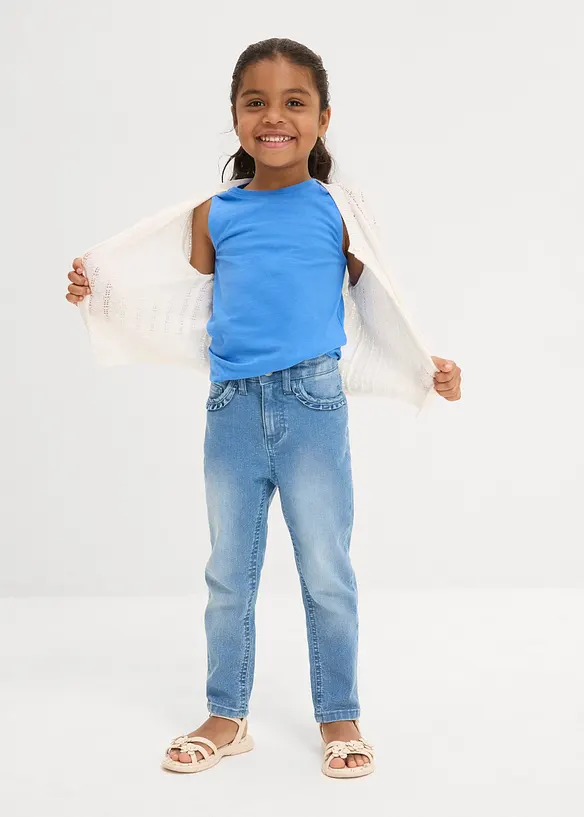 Lot de 3 tops 100% coton, bonprix