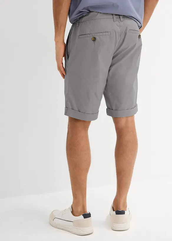 Chino-Bermuda aus reiner Baumwolle, Regular Fit, bonprix
