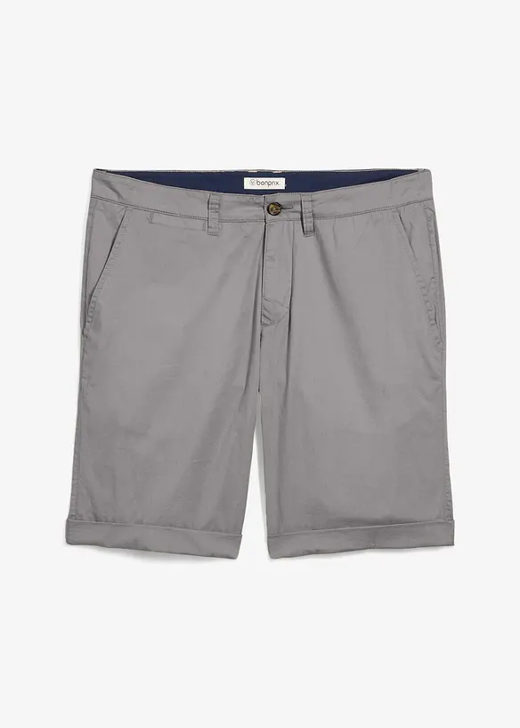 Chino-Bermuda aus reiner Baumwolle, Regular Fit, bonprix