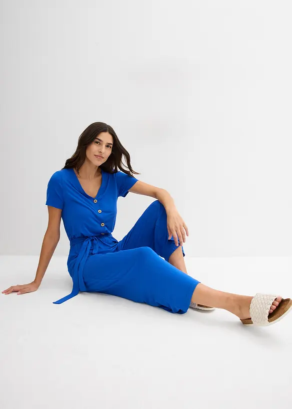 Jersey-Jumpsuit aus Viskose-Mix, bonprix