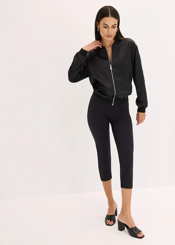 Legging corsaire 3/4 anti-frottements en polyamide rafraîchissant, bonprix