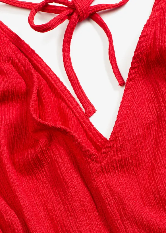 Jumpsuit aus strukturiertem Crêpe, bonprix