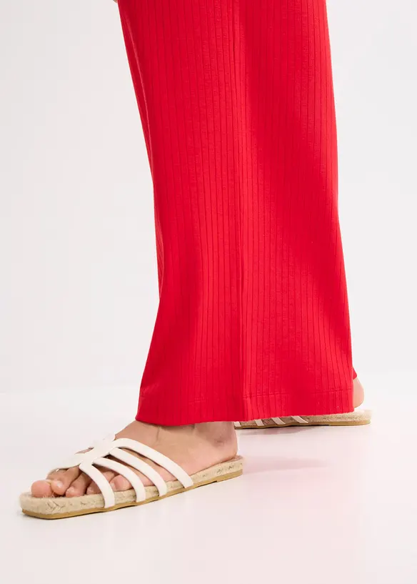 Pantalon palazzo à taille élastiquée, bonprix