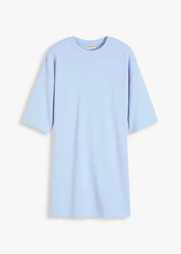 Oversize-Shirtkleid aus schwerer Bio-Baumwolle, bonprix