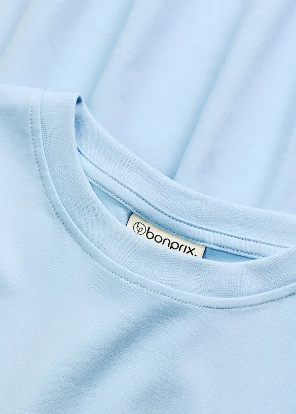 Oversize-Shirtkleid aus schwerer Bio-Baumwolle, bonprix