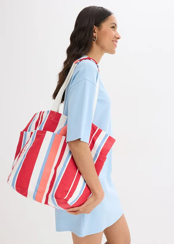 Oversize-Shirtkleid aus schwerer Bio-Baumwolle, bonprix