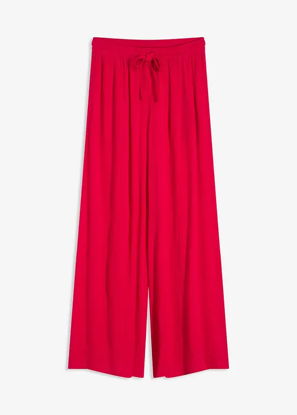 Pantalon large en viscose fine, bonprix