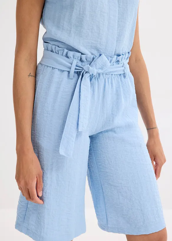 Bermuda fluide en viscose mélangée, taille élastiquée, bonprix