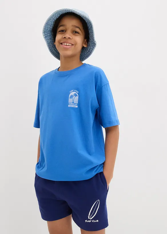 T-Shirt mit Rückenprint aus Bio Baumwolle, bonprix