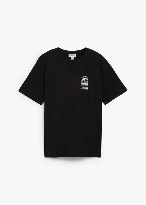 T-shirt à imprimé dans le dos, en coton, bonprix