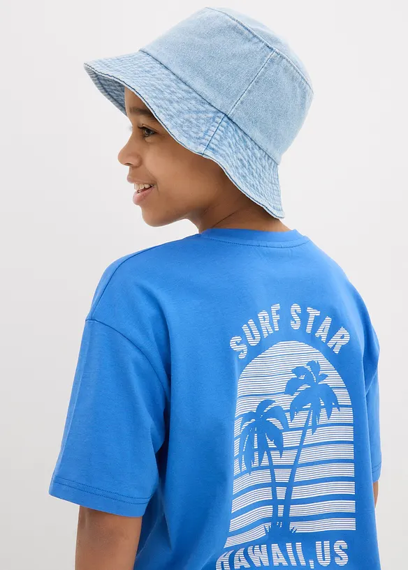 T-Shirt mit Rückenprint aus Bio Baumwolle, bonprix