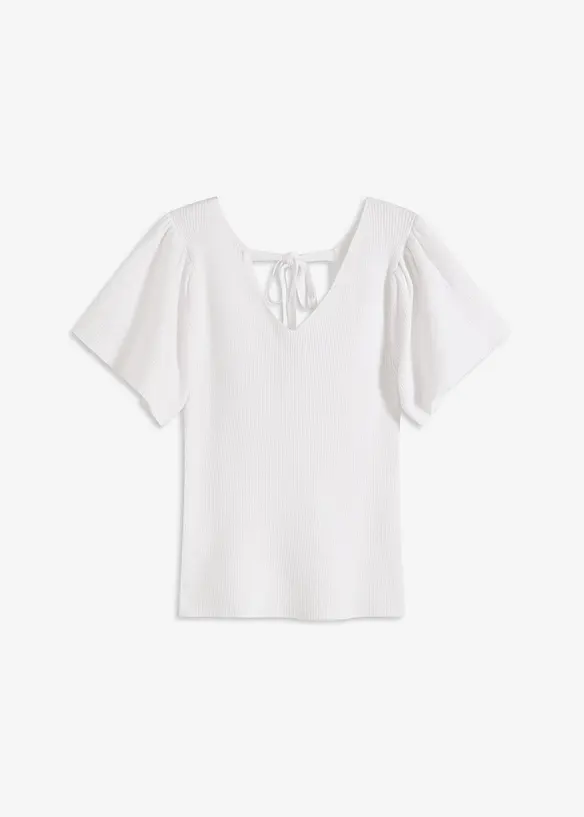 Ripp-Pullover aus Viskose-Mix, bonprix