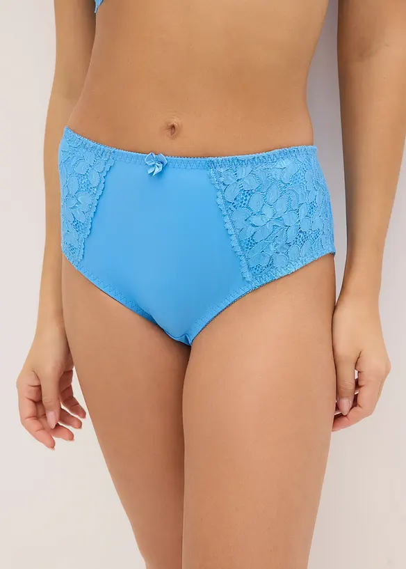 Maxislip mit zarter Spitze (2er Pack), bonprix