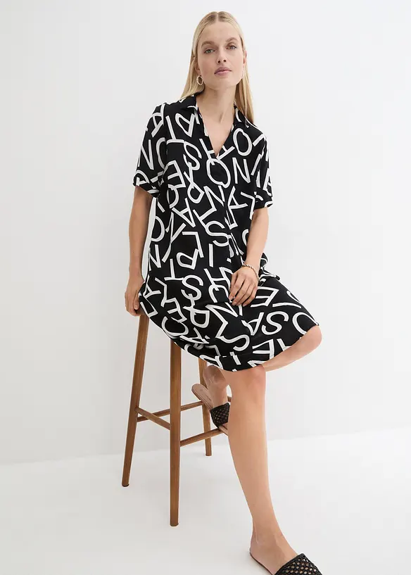 Robe en viscose fluide, bonprix