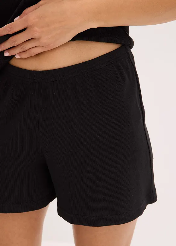 Pyjashort 100% coton côtelé, bonprix