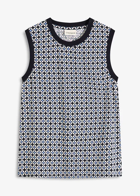 Top au motif minimaliste, bonprix