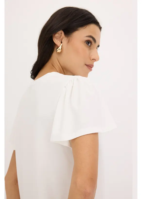 Shirt aus Viskose mit Knöpfen, bonprix