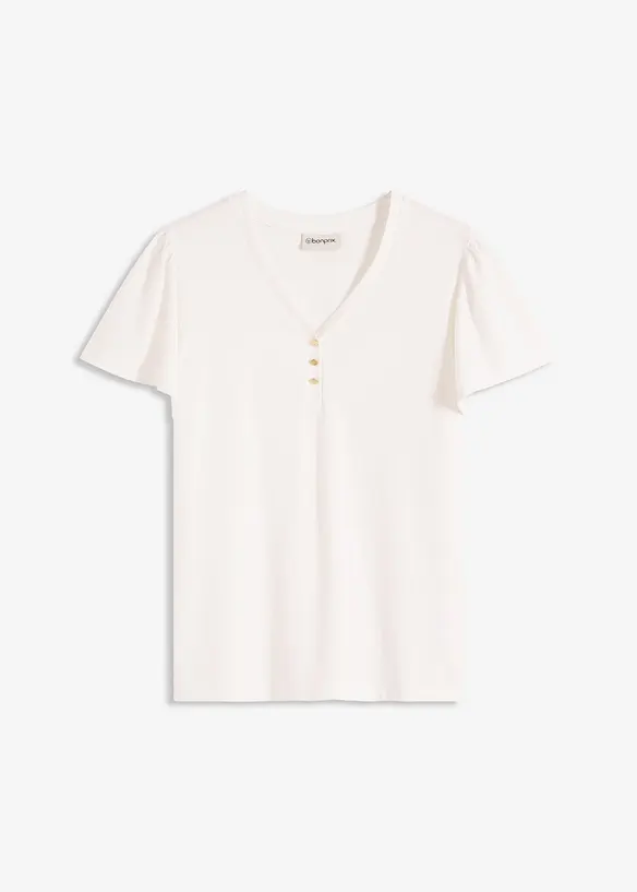 Shirt aus Viskose mit Knöpfen, bonprix