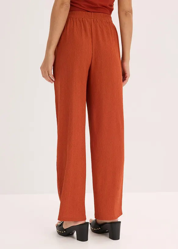 Pantalon en jersey crêpe, bonprix