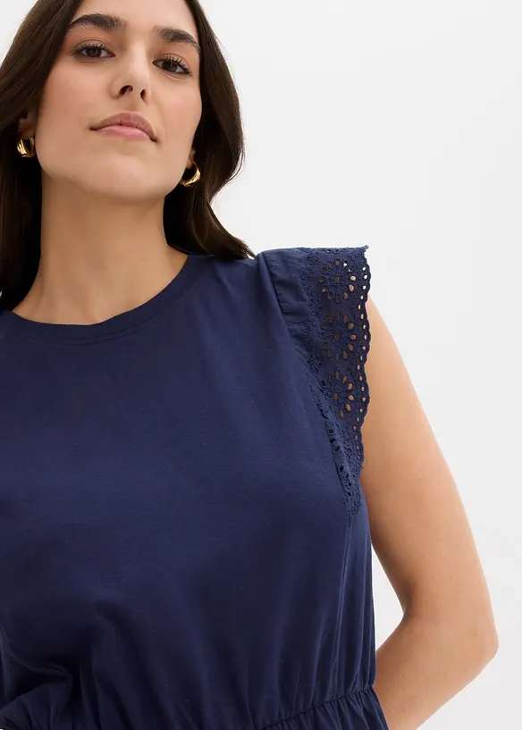 Jerseykleid aus reiner Baumwolle, bonprix