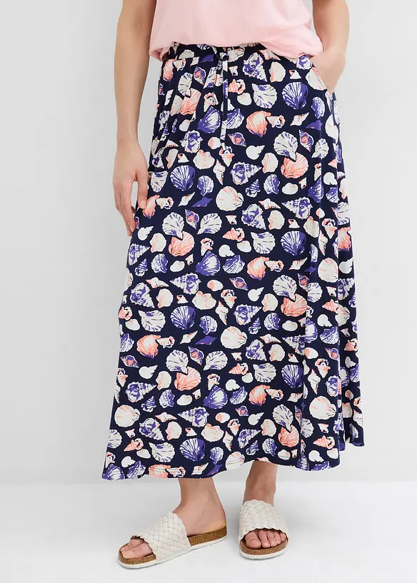 Jupe longue en jersey viscose, bonprix