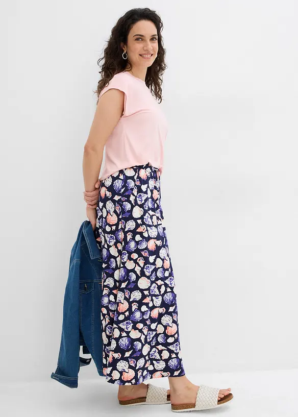 Jupe longue en jersey viscose, bonprix