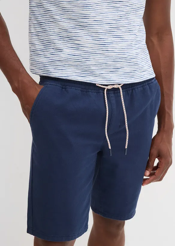 Bermuda 100% coton à taille élastiquée, Regular, bonprix