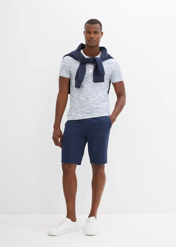 Bermuda 100% coton à taille élastiquée, Regular, bonprix