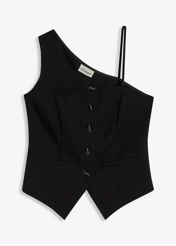 Gilet sans manches boutonné, bonprix
