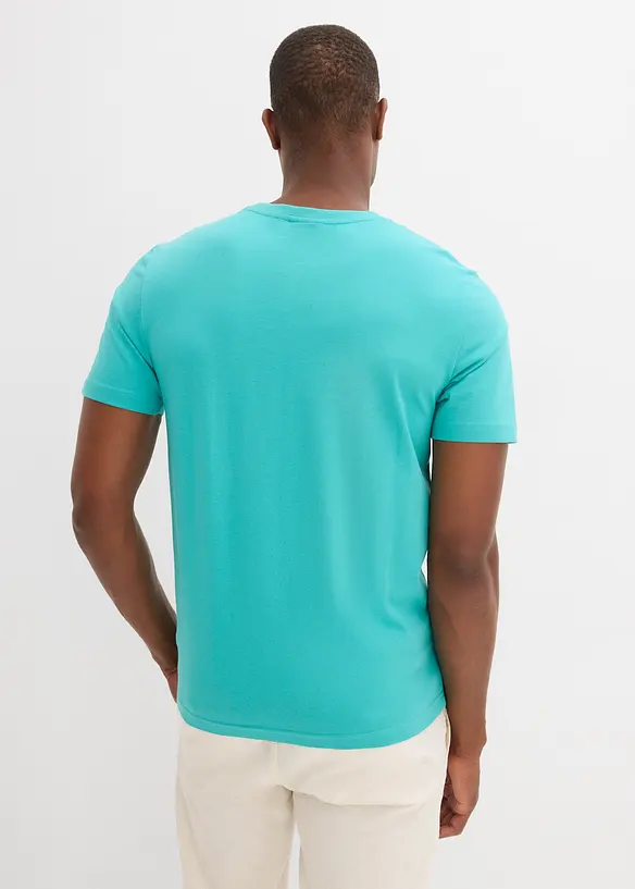 Lot de 2 T-shirts 100% coton, bonprix