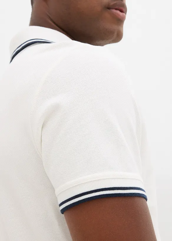 Piqué-Poloshirt aus reiner Baumwolle, bonprix