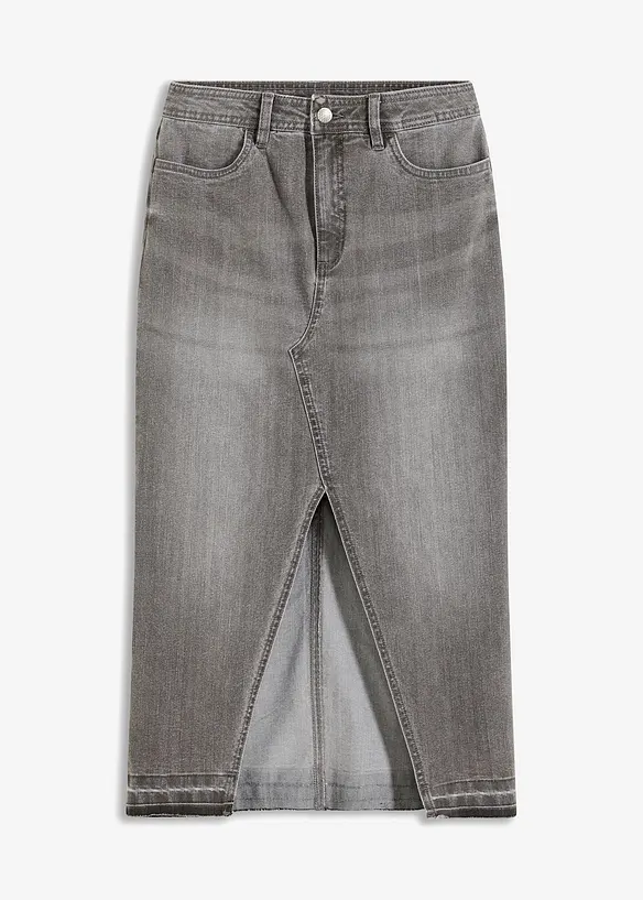 Jeansrock mit Schlitz, bonprix