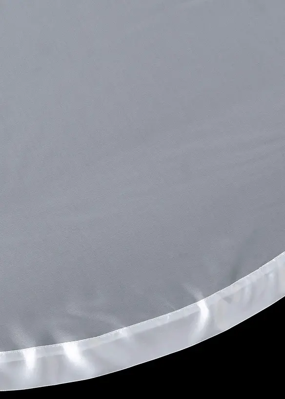 Store ondulé avec bordure en satin et polyester recyclé, bonprix