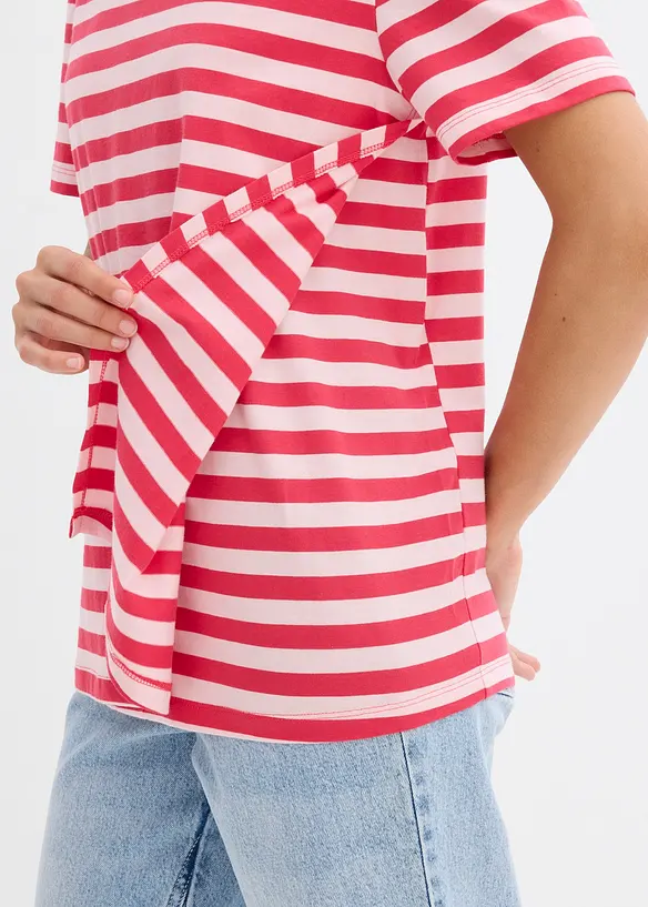 Lot de 2 T-shirts de grossesse et d’allaitement, bonprix