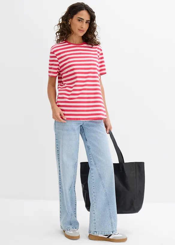 Lot de 2 T-shirts de grossesse et d’allaitement, bonprix