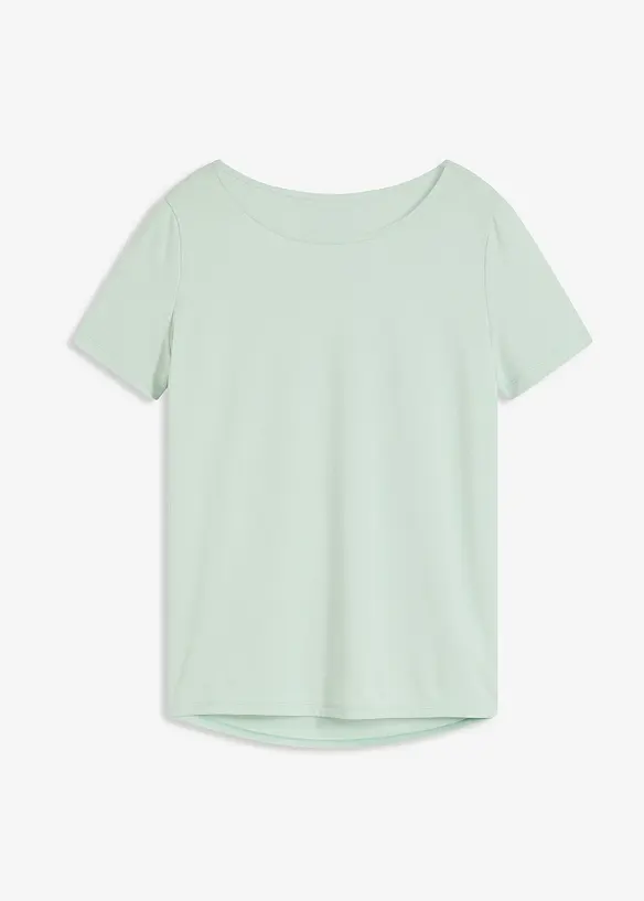 T-shirt long de sport avec décolleté dos, bonprix