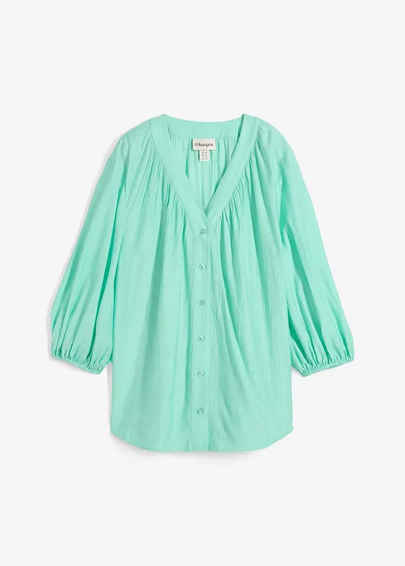 Oversize-Bluse aus softem Viskose-Mix, bonprix