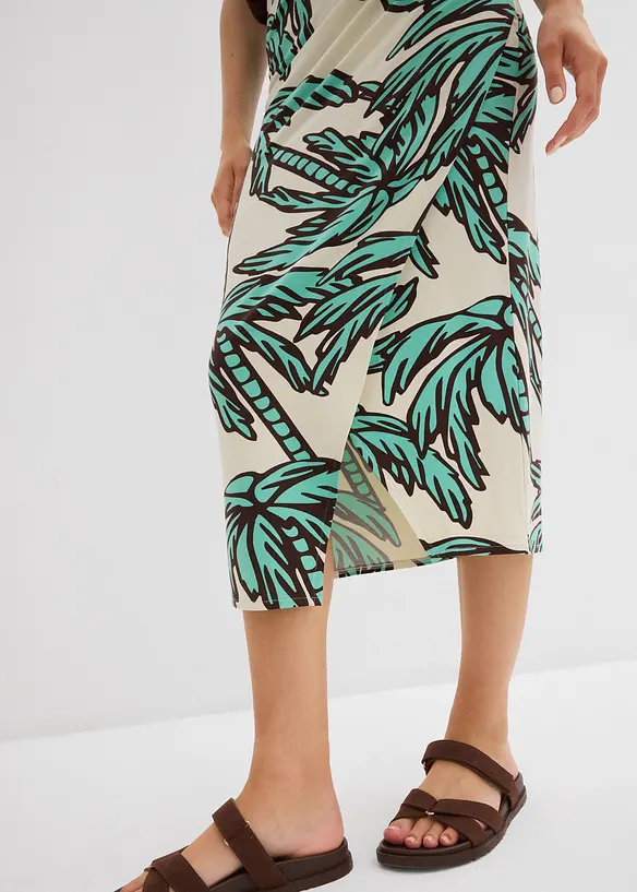 Jupe en jersey viscose extensible, bonprix