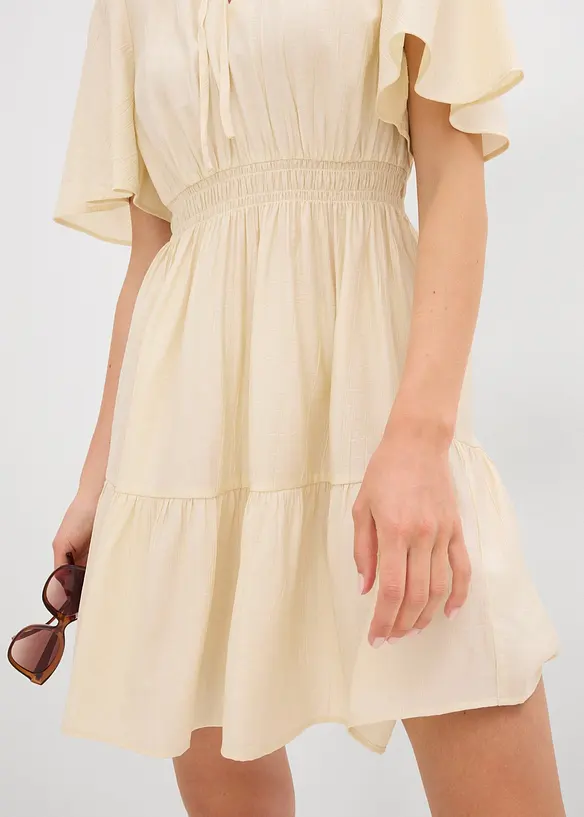Minikleid aus fließendem Viskose-Mix, bonprix
