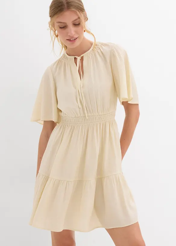 Minikleid aus fließendem Viskose-Mix, bonprix