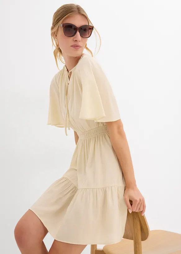 Minikleid aus fließendem Viskose-Mix, bonprix