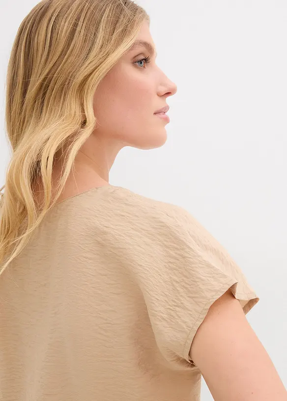 Blouse fluide en viscose mélangée, bonprix