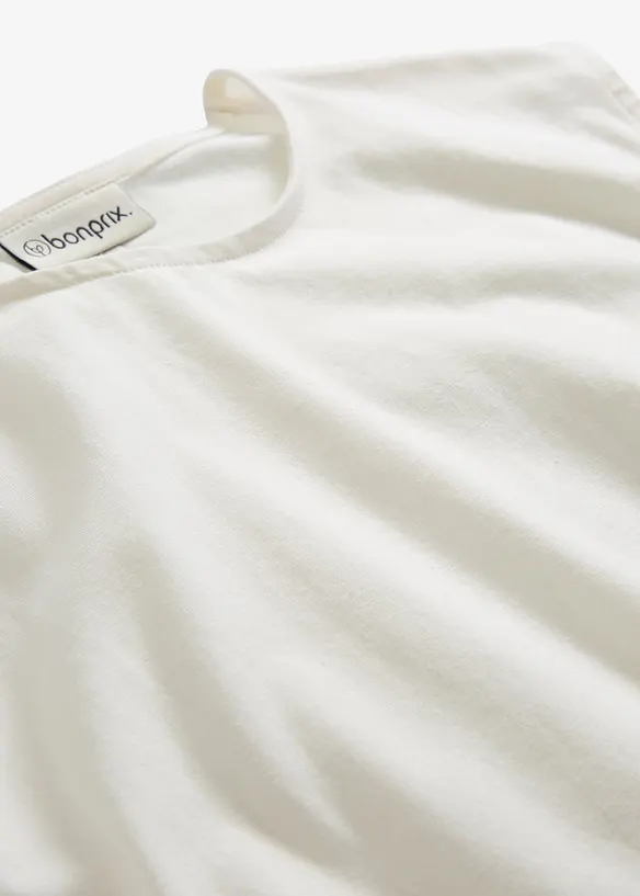 Shirt mit elastischem Bündchen, bonprix